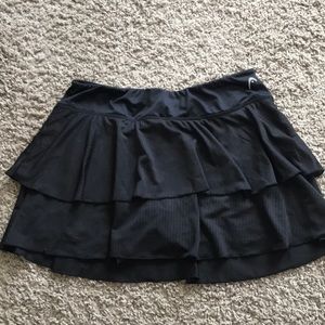 Black size medium Head tennis skirt